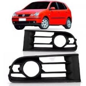 MOLDURA FAROL AUXILIAR POLO 03/04/05/06 COM FURO ESQUERDO