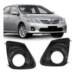 MOLDURA FAROL AUXILIAR COROLLA 12/13/14 COM FURO DIREITO