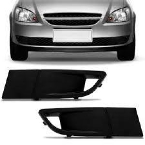 MOLDURA FAROL AUXILIAR CORSA CLASSIC 11/12/13/14/15 COM FURO ESQUERDO