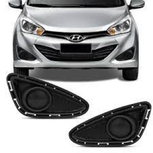 MOLDURA FAROL AUXILIAR HB20 12/13/14/15/16 SEM FURO ESQUERDO