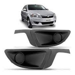 MOLDURA FAROL AUXILIAR SIENA 13/14 SEM FURO DIREITO