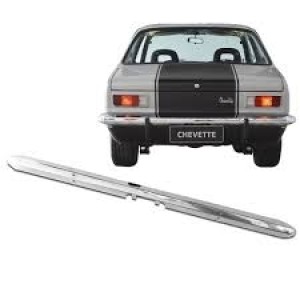 PARACHOQUE TRASEIRO CHEVETTE 80/82 CROMADO COM FURO