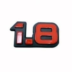 EMBLEMA 1.8 VERMELHO ESCORT