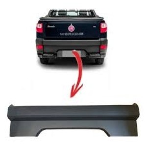 PARACHOQUE TRASEIRO STRADA WORKING/TREKKING 14/15/16/17/18/19 CENTRAL CINZA