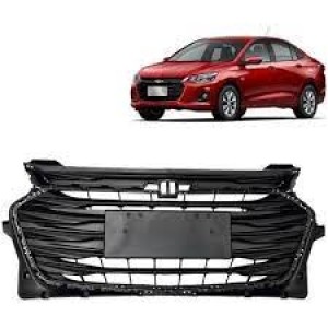 GRADE ONIX 20/21 HATCH/SEDAN 1.0 PRETA COM FRISO CROMADO ( FIXO )