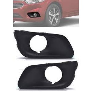 MOLDURA FAROL AUXILIAR ONIX/PRISMA LT/LTZ 17/18/19/20 COM FURO DIREITO