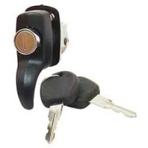 MAÇANETA EXT. TAMPA MOTOR VARIANT/BRASILIA PRETA- 20454