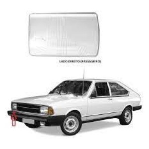 LENTE FAROL PASSAT 79/80/81/82/83/84 DIREITO
