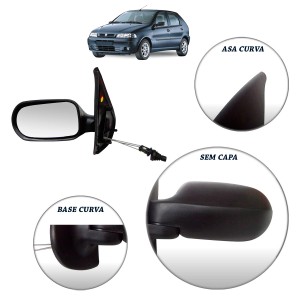 RETROVISOR FIAT PALIO 01/03 4P C/C LE