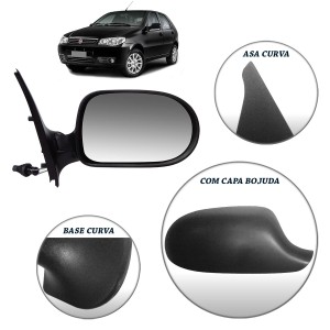 RETROVISOR PALIO/STRADA 11/ 2P CR LD PE REDONDO