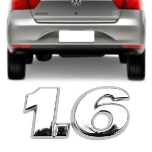 EMBLEMA (1.6) VW VOYAGE GV 09/16 CROMADO