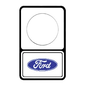 EMBLEMA PROTETOR CILINDRO (FORD) RESINADO