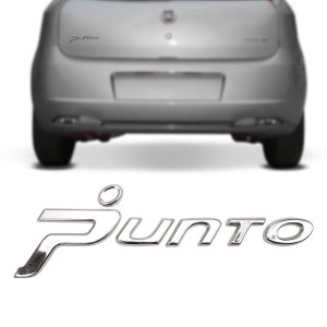 EMBLEMA (PUNTO) FIAT PUNTO TODOS CROMADO