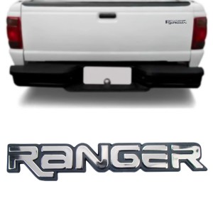 EMBLEMA (RANGER) FORD RANGER 94/04 CROMADO COM FUNDO PRETO