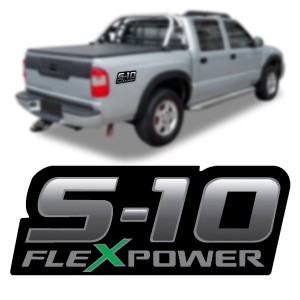 EMBLEMA (S-10 FLEX POWER) GM S10 RODEIO 00/11