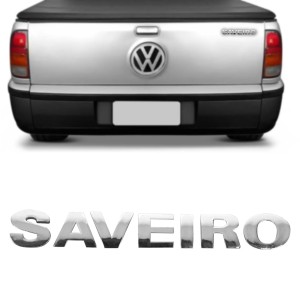 EMBLEMA (SAVEIRO) VW SAVEIRO GIII 00/05 CROMADO