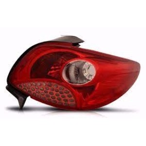 LANT.TRAS. PEUGEOT 207 09/ HATCH VERMELHA LD