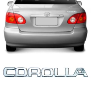EMBLEMA (COROLLA)  COROLLA 99/02 PORTA MALAS CROMADO