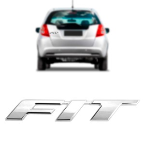 EMBLEMA (FIT) HONDA FIT 09/14 CROMADO