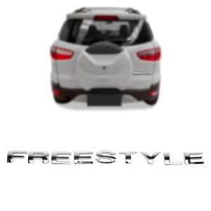 EMBLEMA (FREESTYLE) FORD ECOSPORT 13/17 CROMADO