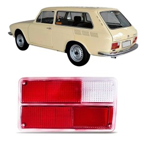 LENTE LANT.TRAS. VW VARIANT 73/77 VERMELHA LE