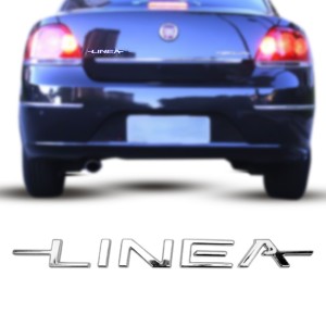 EMBLEMA (LINEA) FIAT LINEA TODOS CROMADO