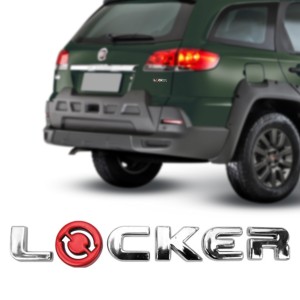 EMBLEMA (LOCKER) FIAT PALIO/ STRADA 08/17 CROMADO