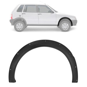 MOLDURA PARALAMA UNO 04/ DIANTEIRA PRETA LD