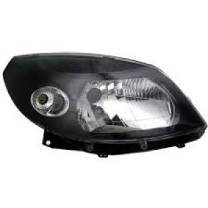 FAROL RENAULT SANDERO 07/11 DIR MASC.NEGRA