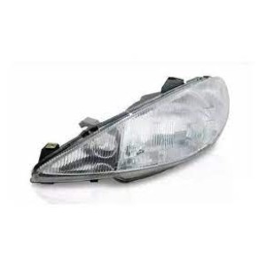 FAROL PEUGEOT 206 98/99/00/01/02 ESQUERDO SIMPLES RAIDO