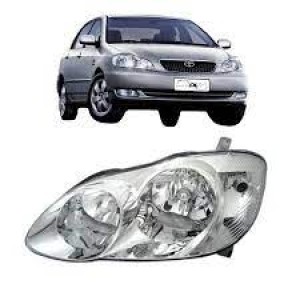 FAROL TOYOTA  COROLLA 05/06/07/08 ESQUERDO CROMADO