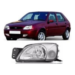 FAROL FORD FIESTA/COURIER 00/01/02 PISCA BRANCO ESQ