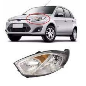 FAROL FORD FIESTA ROCAN 11/12/13/14 CROMADO ESQUERDO