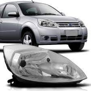 FAROL FORD KA 08/09/10/11/12/13 CROMADO DIREITO