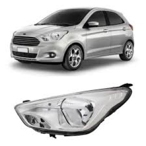 FAROL FORD KA 15/16/17/18 CROMADO ESQUERDO