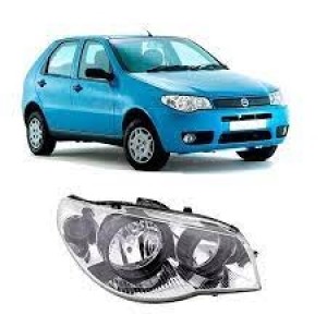 FAROL FIAT PALIO/SIENA/STRADA 04/15 CROM ARO PRETO DIR