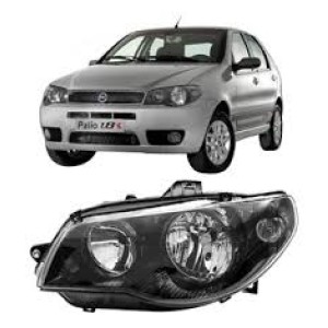 FAROL FIAT PALIO 04/15 MASC.NEGRA CANHAO NEGRO ESQ