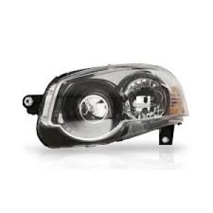 FAROL FIAT PALIO 08/13 CROMADO ARO PRETO ESQUERDO