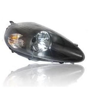 FAROL FIAT PUNTO 08/09/10/11/12 MASCARA CINZA DIREITO