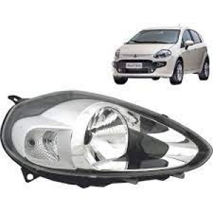 FAROL FIAT PUNTO 12/13/14/15 CROMADO DIREITO