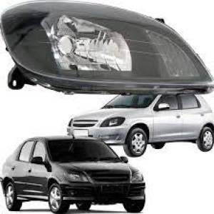 FAROL GM CELTA/PRISMA 06/15 MASCARA NEGRA DIREITO