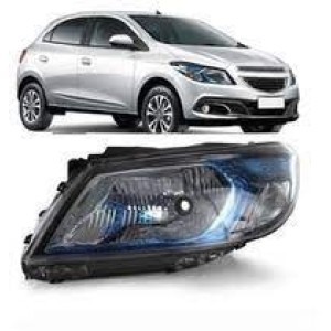 FAROL GM ONIX/PRISMA 12/18 JOY MASC.NEGRA FRISO AZUL ESQ