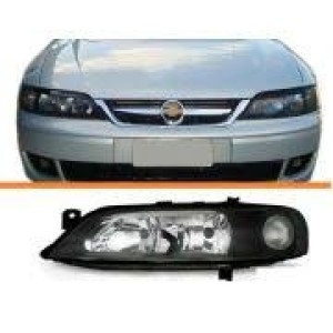 FAROL GM VECTRA 00/06 ELET/MANUAL MASCARA NEGRA ESQ