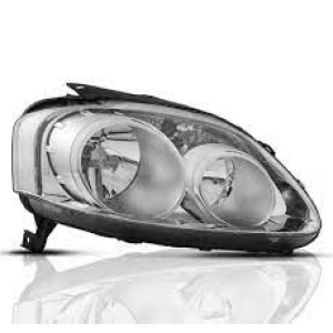 FAROL VW FOX 06/07/08/09/10 DUPLO CROMADO DIREITO