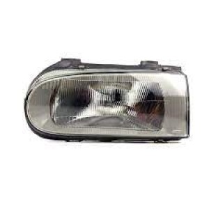 FAROL VW GOL/SAVEIRO/PARATI 95/99 CROMADO ESQUERDO