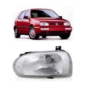 FAROL VW GOLF MEXICANO 93/99 SIMPLES ESQUERDO DEPO