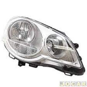 FAROL VW POLO 07/08/09/10/11/12 ELETRICO DIREITO