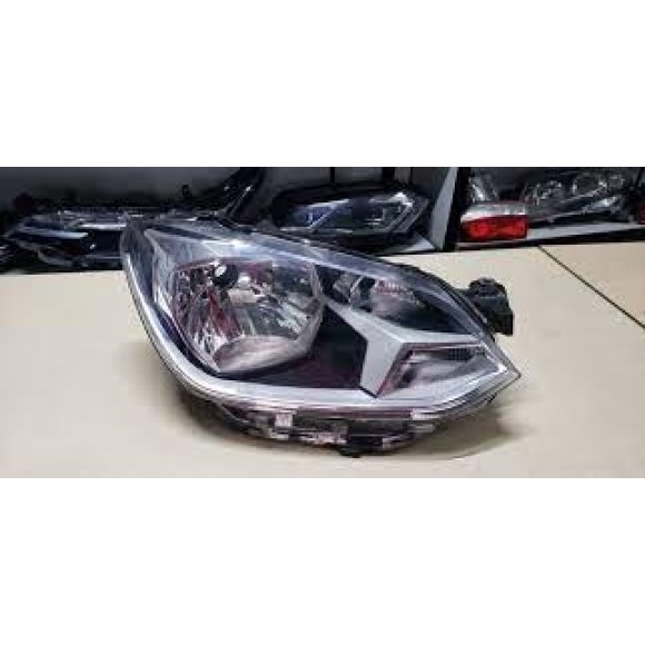 FAROL VW UP 14/15/16/17/18 MASC.NEGRA FRISO CROM DIR