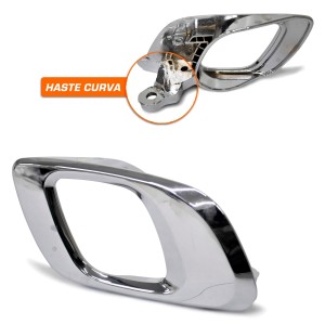 Maçaneta Int. pta. Diant./Tras Haste Curva Cromado Kwid 17/ LD