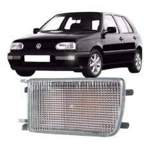 LANTERNA DIANTEIRA GOLF 94/98 MEXICANO CRISTAL ESQUERDO